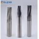 Tungsten Steel Thread 4 Blade End Mill Double Tooth Full Tooth Milling Cutter Thread Cutter