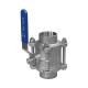 3 Piece Welded Ball Valve Full Bore Function Essential for Water Industrial Usage