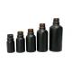 Luxury Black Frosted Cosmetic Empty Bottles 30 Ml Glass For Foundation