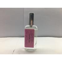 Flat Square Shape 30ml Luxury Perfume Bottles With Slim Silver Cap