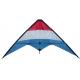 Stackable colorized fabric Delta stunt kite, adults delta kite for sports
