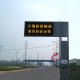 Vehicle Mounting Dynamic Message Signs 510 DIP LED Traffic Signs 320×160mm