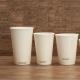 160gsm-400gsm Double Wall Recyclable Paper Cups 12oz Disposable Coffee Cups With Lids