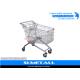 Rolling Supermarket Shopping Trolley 4 Wheels Metal Grocery Cart Customized