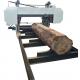 80HP Diesel Engine Powered Heavy Duty Horizontal Band Sawmill For Wood Processing