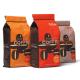 Custom Printed Stand Up Pouch Coffee Bag Flat Bottom Coffee Packaging Bag Pouch With Valve