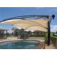 Sunshade Construction Fabric Canopy Structures Tensile Membrane Engineering For Outdoor Swimming Pool