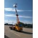 3.5T Rear Axle Loading Aerial Work Platform For Truck - QuanChai Q23-132E60 Model