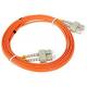Telecommunication Fiber Optic ST- LC Multimode Patch Cord 10m Patch Cable