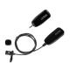 Mobile Phone Bluetooth Lavalier Microphone Clip Collar Tie Voice Sound Recording 3.5mm 6.35mm Omni Directional