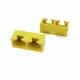 1x2 multi-ports 8p8c side-entry tab-up RJ45 Jacks for switch, routers and pon