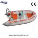 Three Point Six Meter Black Rigid Inflatable Boat For Entertainment And Fishing