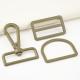 Metal Bag Snap Hook 20mm 25mm D Ring 38mm Adjuster Slider Buckle Lanyard Swivel Hook