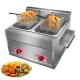 Griddle Braised Stove and Fryer All-in-one Machine Commercial Stall Gas Hand-held Cake Machine Fryer Equipment
