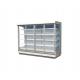 Vertical Refrigerated Food Display Cabinets Supermarket Refrigeration Equipment For R404A
