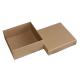 900gsm Gray Cardboard Kraft Paper Packaging Box Square Gift Boxes With Lids