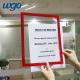 Repositionable Self Adhesive Wall Mounted Sign Holder Frame Wooden Metal