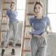 Wear resistant Women'S Athletic Clothing 230g  Elastic Waist Jogger Pants