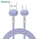 Anti Abrasion Mobile Phone Charging Cable Fast Charging Elastic Multicolor