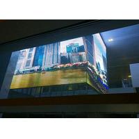 High Definition Transparent LED Display Hanging / Stacking Installation For Stations
