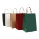 Paper Twist Rope Shopping Handle Paper Bags With 8 Color Flexo Printing