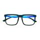 51mm Blue Light Transition Glasses Full Rim Square Eyeglasses  UV Protection