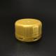 Plastic PE Yellow 37mm Pilfer Proof Cap With Screw Lock