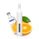 Aluminium Alloy 2.0ml 1.8Ohm 600 Puff Vape Pen Disposable Cotton Roll Vodka Orange