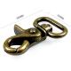 Antique Brass Metal Snap Swivel Hook For Bag in Customized Size for Suitcase
