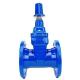 DIN F6 Standard 4 inch Industry Knife Gate Valve with Stainless Steel Wheel Handle