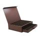 OEM Service Double Layer Chocolate Gift Packaging Boxes With Drawer Base