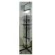 Supermarket Flooring Rotating Metal Wire Display Stand With Wheels