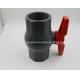 Water Supply Plastic PVC Ball Valve Manual Driving Mode Can with Customer