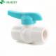Normal Pressure 1/2 4 Inch PVC Ball Valve with QX Flexible Handle and Various Handles