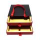 Rigid Gift Packing Boxes Fancy Paper Cardboard Box Gift Packaging With Handles
