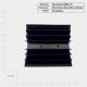 6000 Series Grade Aluminum Extrusion Heat Sink , Black Anodizing Aluminum Radiator