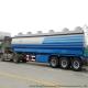 Tri axles 50000 liters 7 - 8 compartments palm oil tank trailer, crude oil tank trailer 50KL - 55K Liter