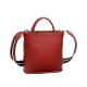 Red Ladies Genuine Leather Tote Handbags Shoulder Bags Large Capacity