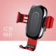 10W Fast Air Vent Wireless Charging Mount Holder For Mobile Phone Black / Blue / Red