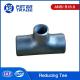 ASME B16.9 ASTM A420 WPL6 Carbon Steel Reducing Tee Pipe Fittings for Piping Systems