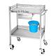 ODM Anti Corrosion Stainless Steel Medical Trolley Easy Moving