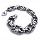 High Quality Tagor Stainless Steel Jewelry Fashion Men's Casting Bracelet PXB149