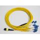 Fan Out 8 Core Single Mode MTP/MPO Trunk Cable
