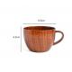 Jujube Natural Custom Wooden Coffee Mugs Tea Cup 250ml