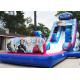 0.55mm PVC Frozen Inflatable Water Slide With Pool / Giant Amusement Water Park Game
