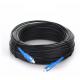 Simple Structure FTTH Indoor Cable , Fiber Optic Drop Wire For Communication Equipment