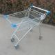 Zinc Plated Metal Store Supermarket Shopping Trolley Grocery Push Cart
