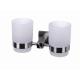 Double Ring Wall Mounted Tumbler Holder Bathroom Hardware Collections