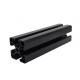 Black Anodised T Slotted T6 Aluminum Extrusion Framing Systems