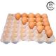 Biodegradable Molded Paper Egg Tray Cartons Recyclable Quality Packaging With 30 Holes